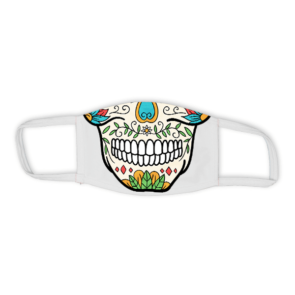 Child Sugar Skull Halloween Face Mask