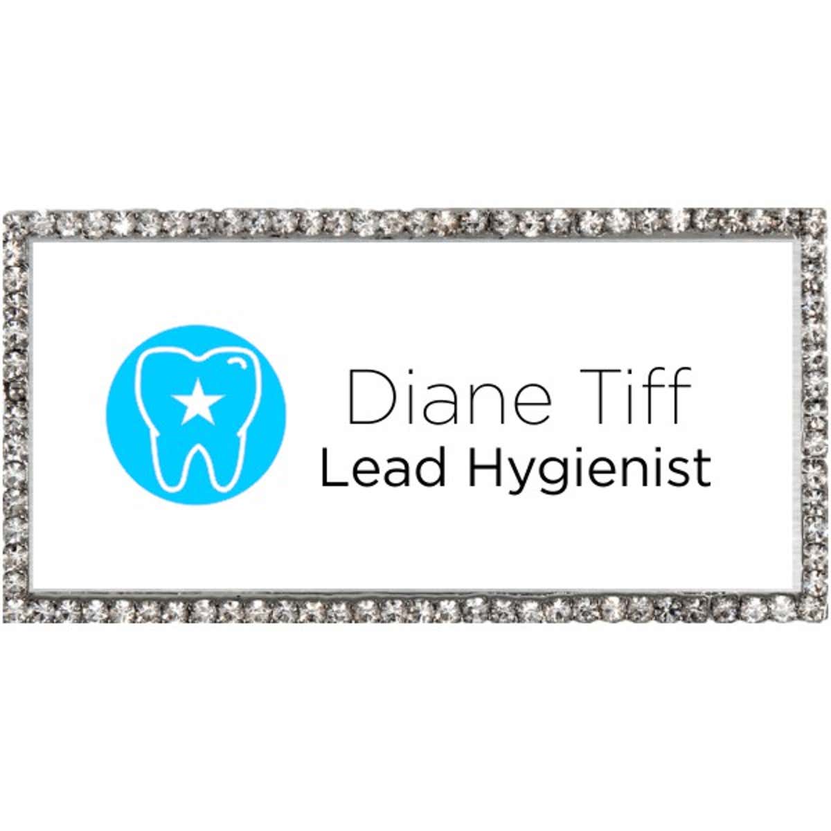 Fancy Dental Hygienist Name Tag