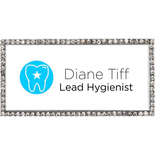 Fancy Dental Hygienist Name Tag