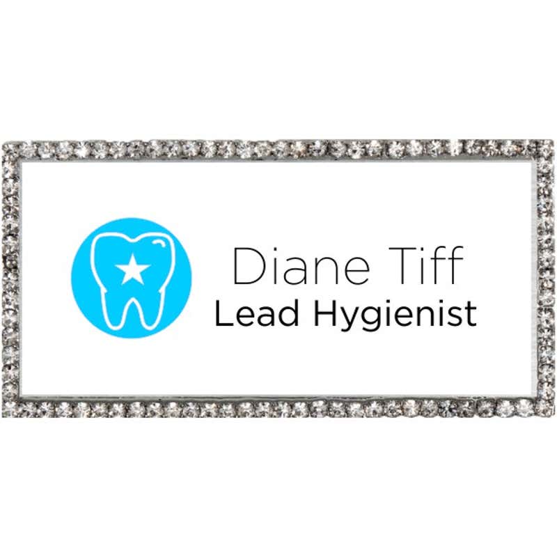 Fancy Dental Hygienist Name Tag