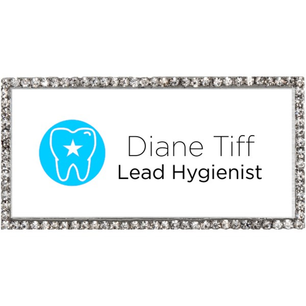 Fancy Dental Hygienist Name Tag