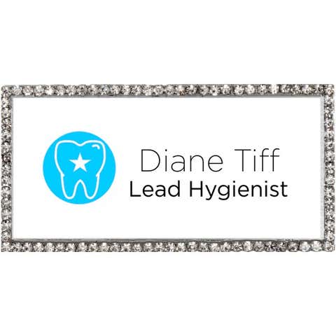 Fancy Dental Hygienist Name Tag
