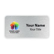 Custom Full Color 1.5" x 3" Name Tag