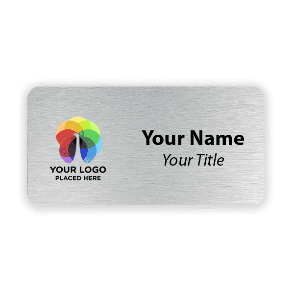 Custom Full Color Rectangle Name Tag