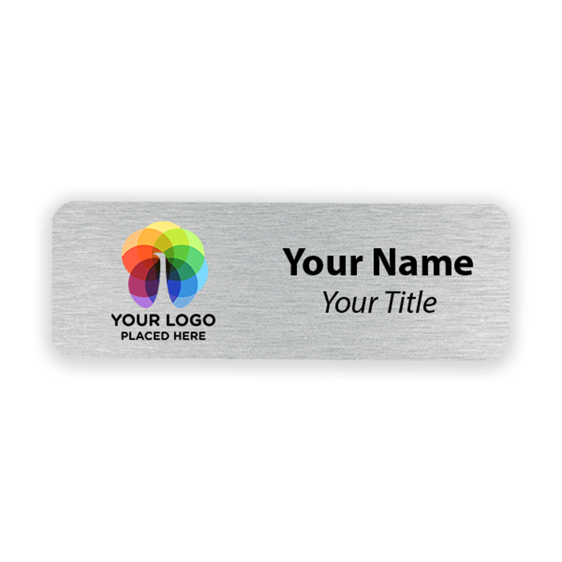 Custom Full Color Custom Name Tag | 1" x 3"
