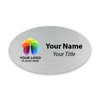 Full Color Custom Oval Name Tag - 1.75 x 3