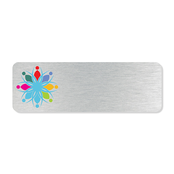 Economy Full Color Logo Name Tag