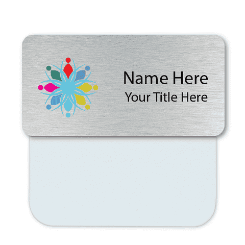 Full Color Large Pocket Badge Adapter Name Tag