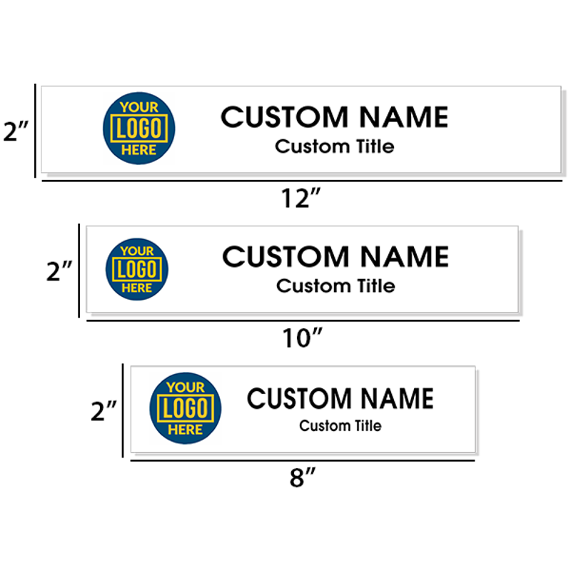 Insert Only for Traditional Alum Nameplate Holders - Full Color