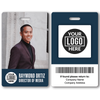 Modern Logo Full Color Photo ID Badge
