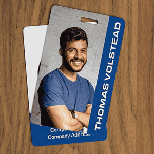 Full Color Photo ID Badge with Bar Code Lifestyle