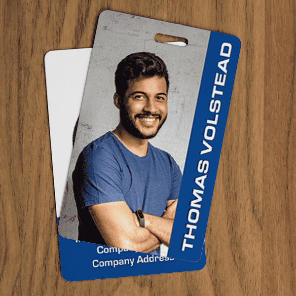 Full Color Photo ID Badge with Bar Code Lifestyle