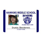 Hawkins Middle School Costume Student ID