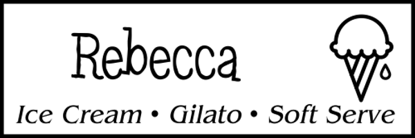 Ice Cream 2 Line Name Tag