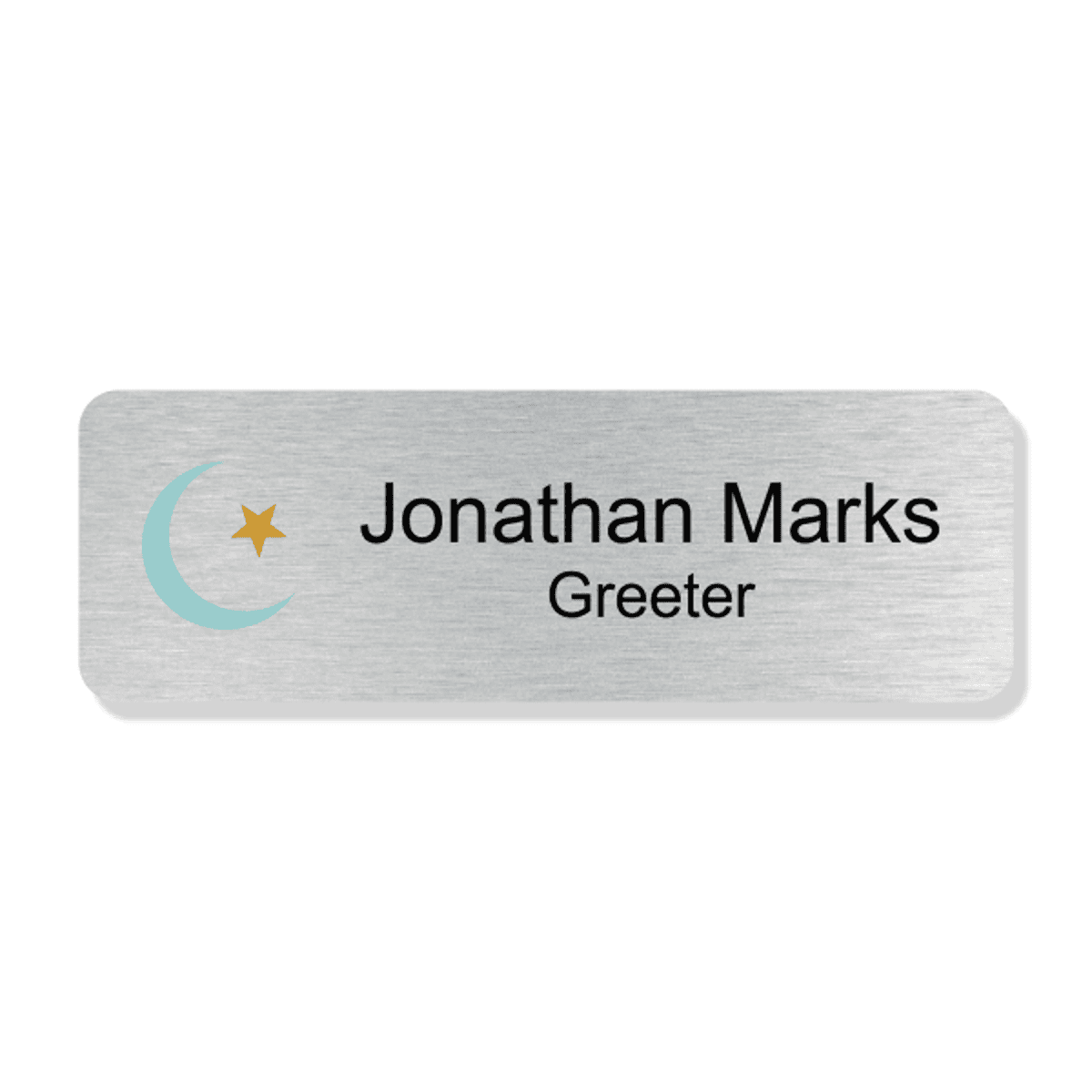 Islamic Faith Full Color Name Tag - Rectangle