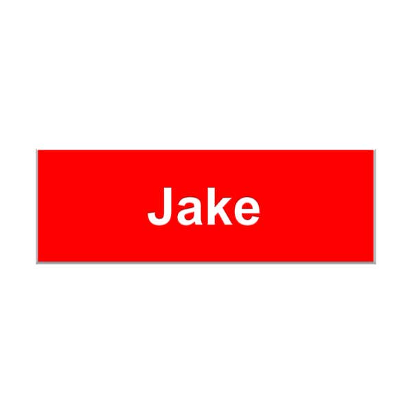 Jake From State Farm Name Tag