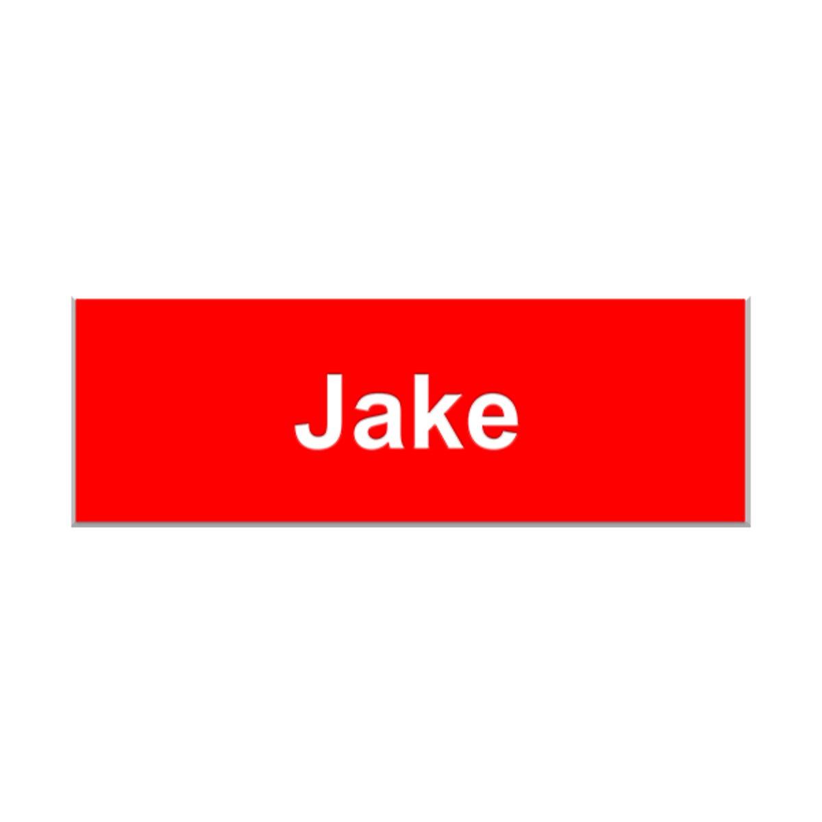 Jake From State Farm Name Tag