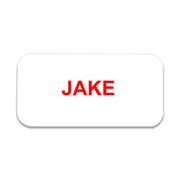 Jake Costume Name Tag With Logo