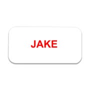 Jake Costume Name Tag With Logo