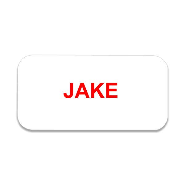 Jake Costume Name Tag With Logo