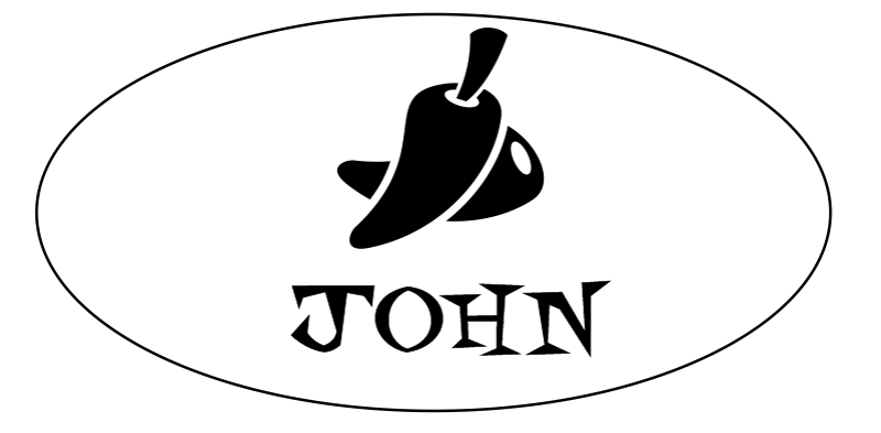 Oval 1 Line Mexican Restaurant Name Badge B
