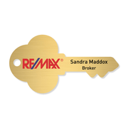 Custom Real Estate Name Tag - Key
