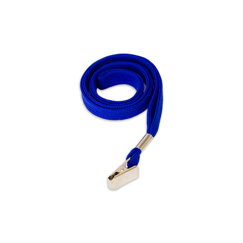 Blue Name Badge Lanyard