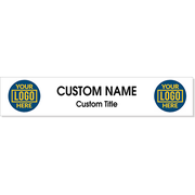 Double Logo Full Color 2" x 10" Wall Plate