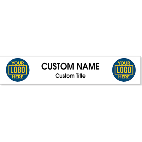 Double Logo Full Color 2" x 10" Wall Plate