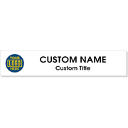 Left Logo Full Color 2" x 10" Wall Plate