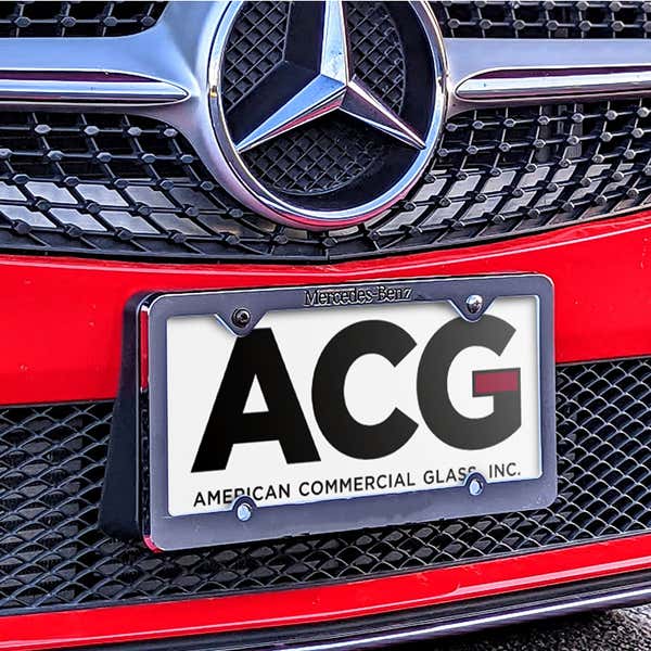 Custom Front License Plate for a Company