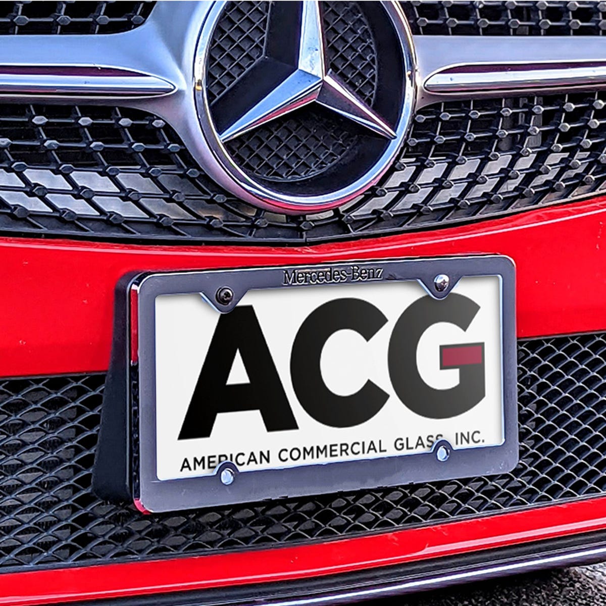 Custom Front License Plate for a Company