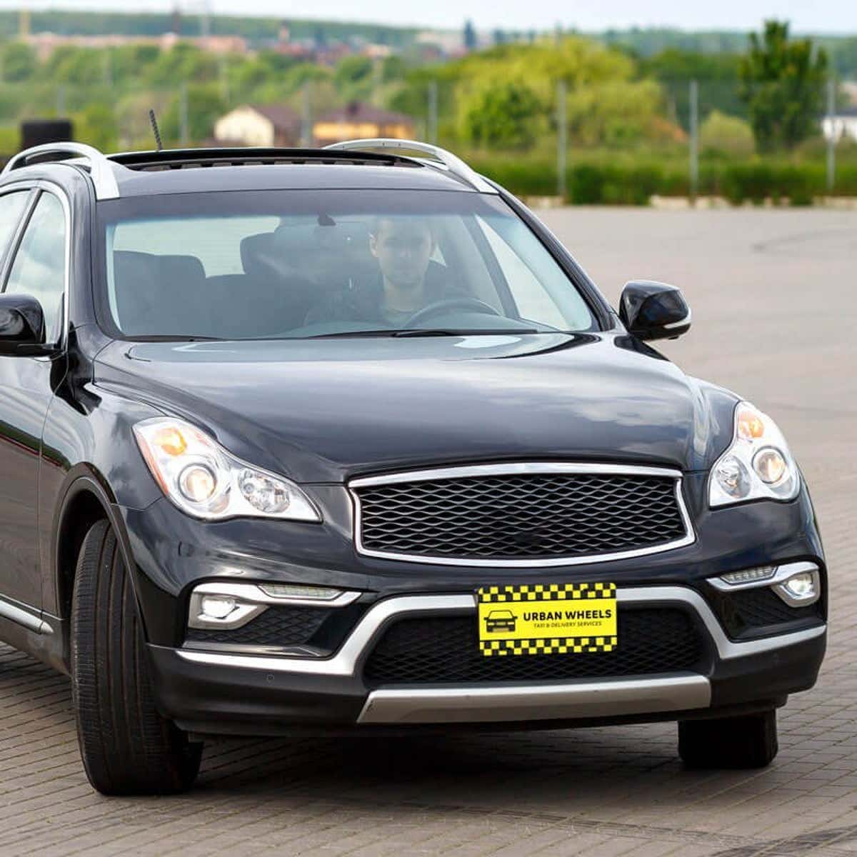 Upload Your Logo Custom Front License Plate of Entire Car