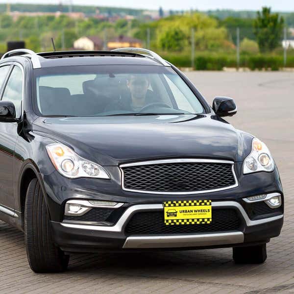Upload Your Logo Custom Front License Plate of Entire Car