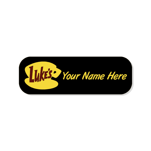 Luke's Cafe Costume Name Tag