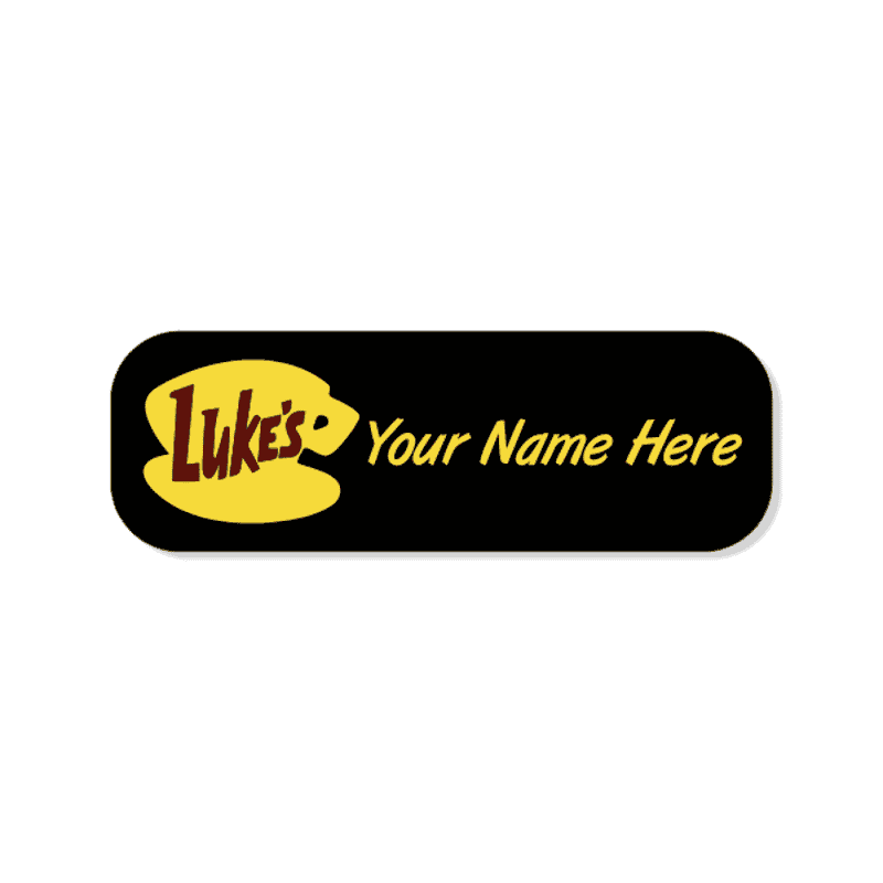 Luke's Cafe Costume Name Tag