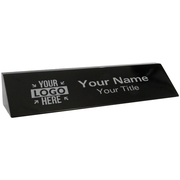 Solid Marble Engraved Desk Wedge
