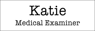 Medical Examiner Halloween Costume Name Badge
