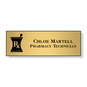 RX Pharmacy Name Tag
