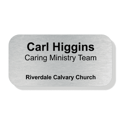 Medium Calvary Church Name Badge