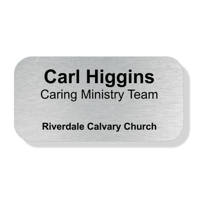 Medium Calvary Church Name Badge