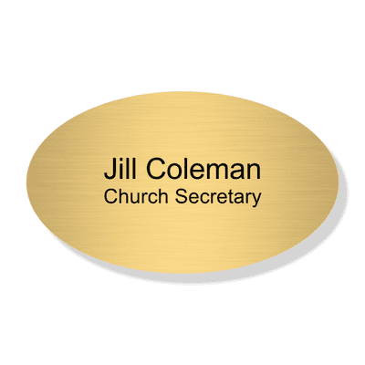 Oval Presbyterian Church Name Badge