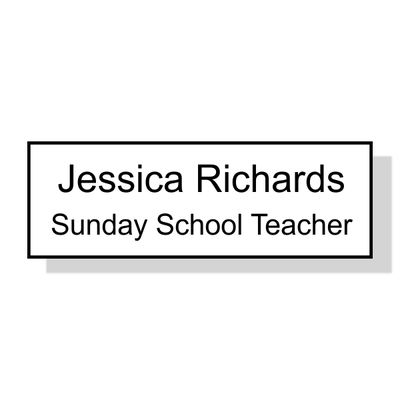 Small Calvary Church Name Badge
