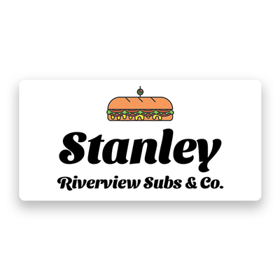 Maintenance Handyman Tools 2 Line Name Badge