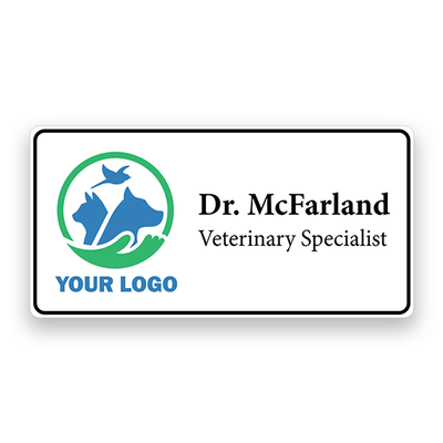 Maintenance Handyman Tools 2 Line Name Badge
