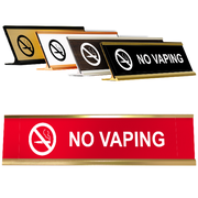 No Vaping 2" x 8" Desk Plate