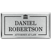 Modern Outline Logo Lawyer Name Tag