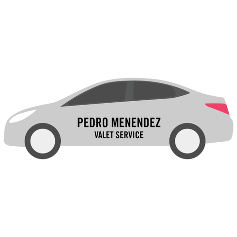 Car Shaped Name Tag