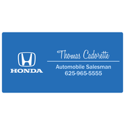 Custom Royal Blue Logo Name Tag