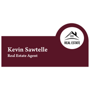 Custom Maroon Real Estate Name Tag